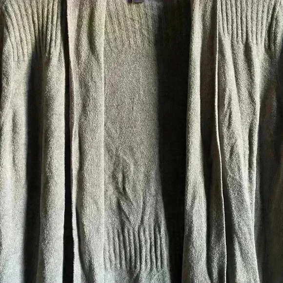 BAREFOOT DREAMS CozyChic  Lite Circle Open Front Cardigan Sweater Lagenlook S - Picture 4 of 12